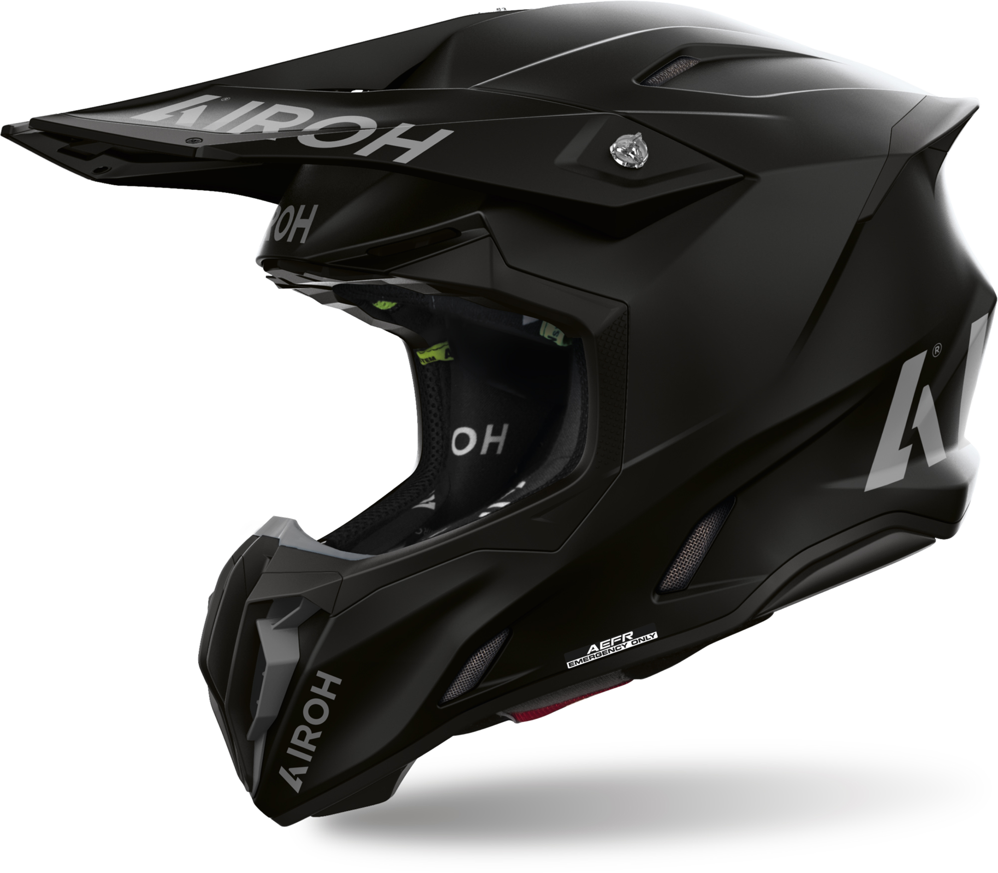 Airoh Twist 3 Solid Casco de motocross Black Matt L (59/60) Figura 1