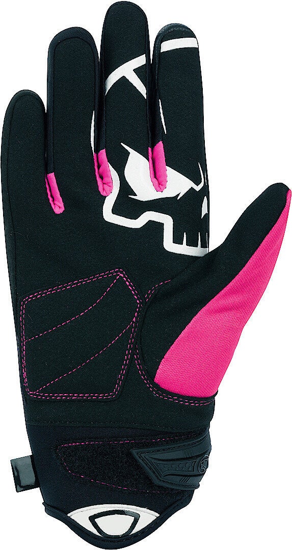 Bering Walshe Dame motorcykel handsker sort/pink 8 (XL) Figur 3