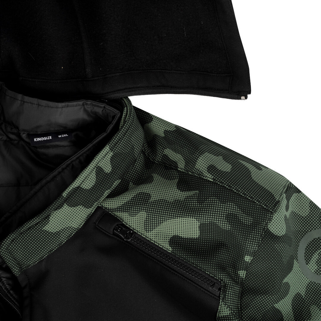 Bering Davis King Size waterproof Motorcycle Textile Jacket black/camouflage W-XL Figure 5