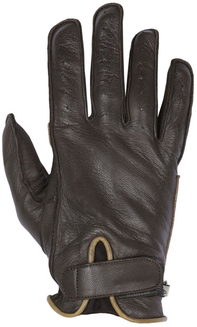Helstons Hiro Summer Motorcycle Gloves dark brown 12 Figure 1