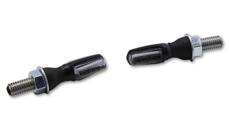 HIGHSIDER smart Spark LED Bakljus/Indikator Svart/Smoke 3in1, E-godkänd (Par) Figur 1