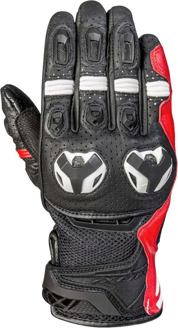 Ixon RS Call Air Motorradhandschuhe schwarz/rot/weiß 2XL Abbildung 1