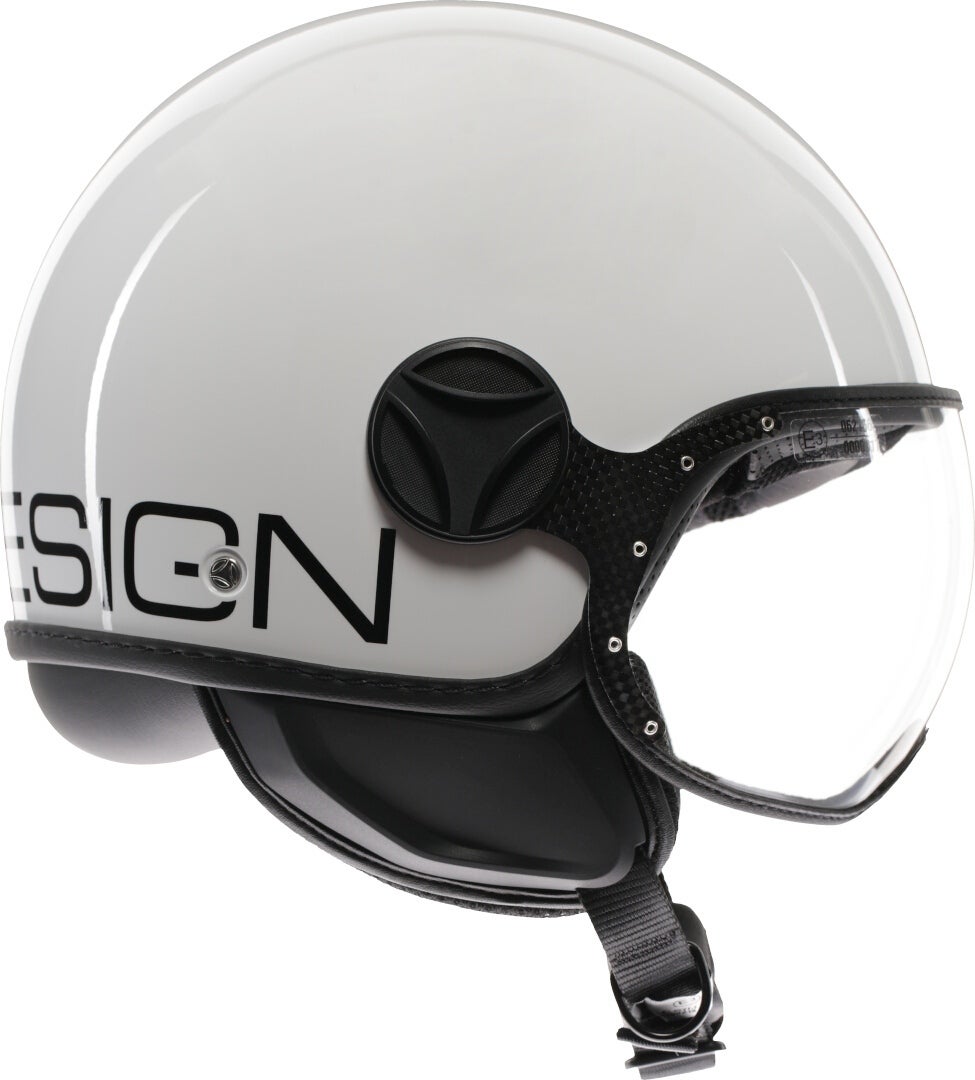 MOMO FGTR Classic Mono Casque jet Blanc L (59/60) Figure 5