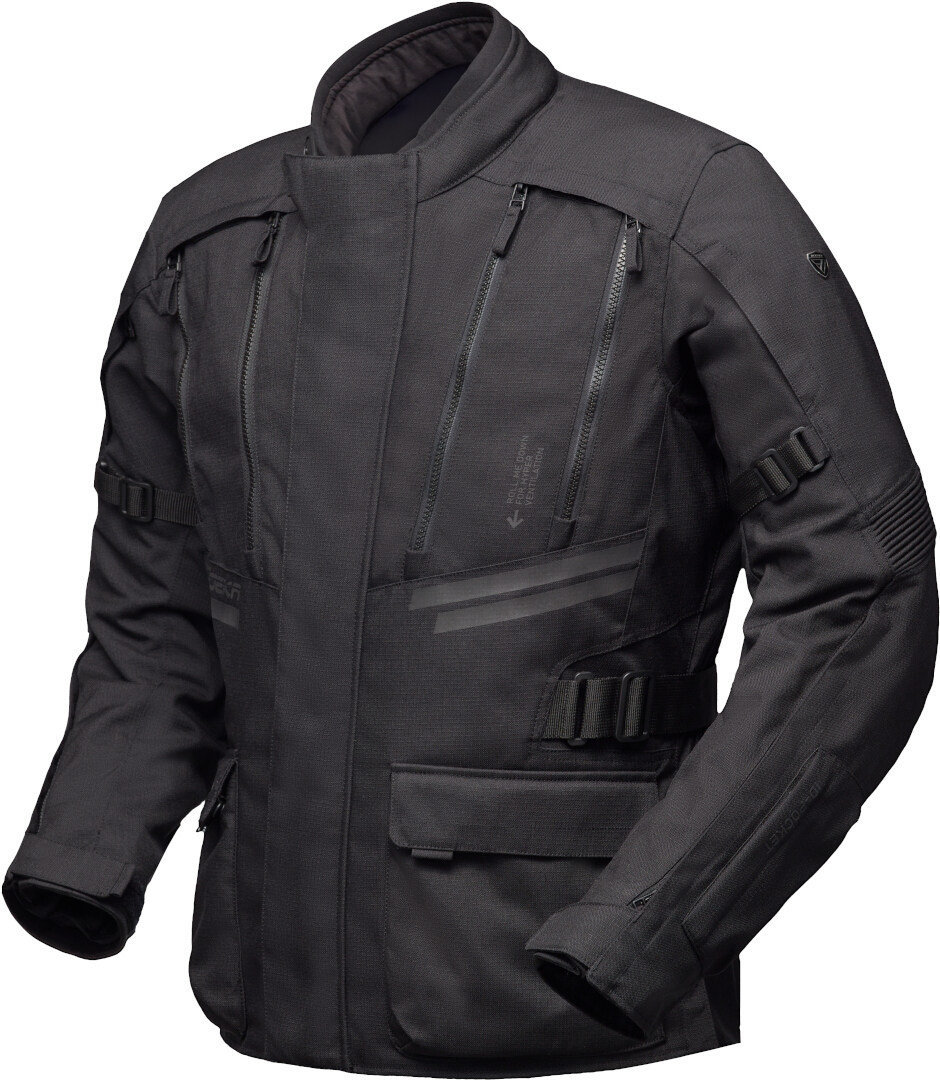 Modeka Lucano wasserdichte Motorrad Textiljacke schwarz M Abbildung 1