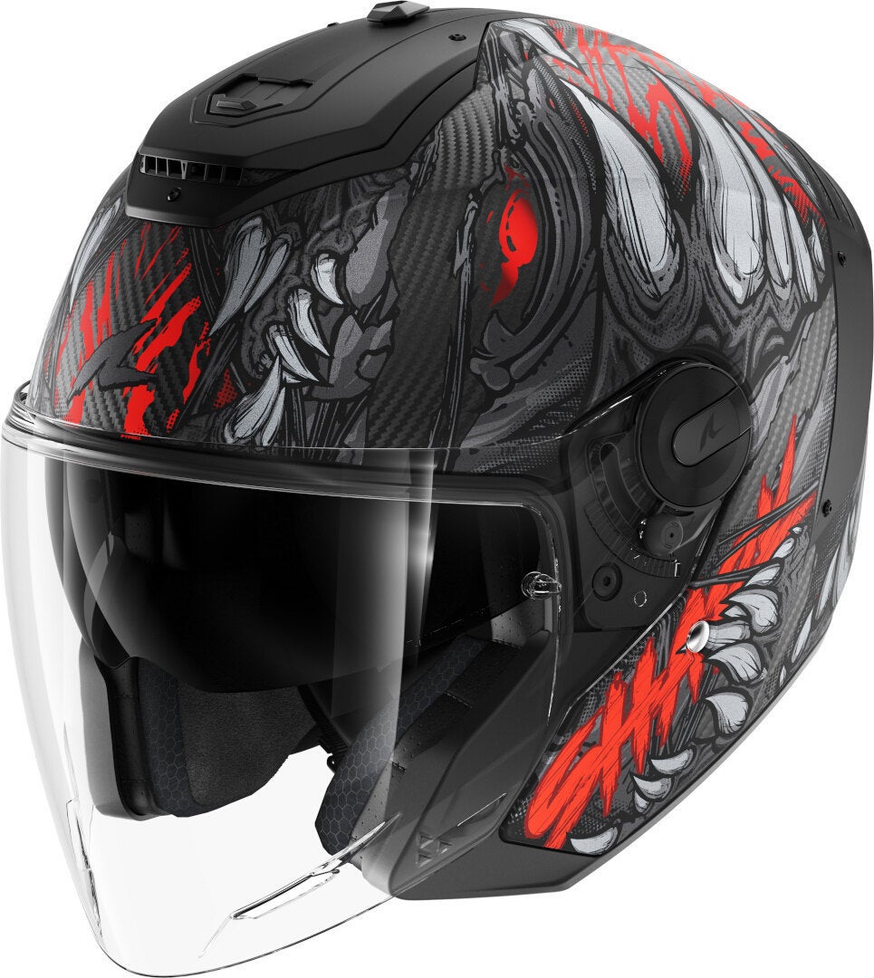 Shark RS Jet Carbon Shaytan Jet Helmet-image-838046864