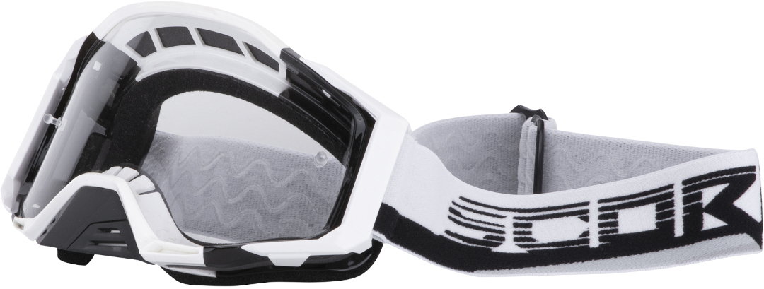 Scorpion Ochelari de motocross Alb/Negru Figura 1