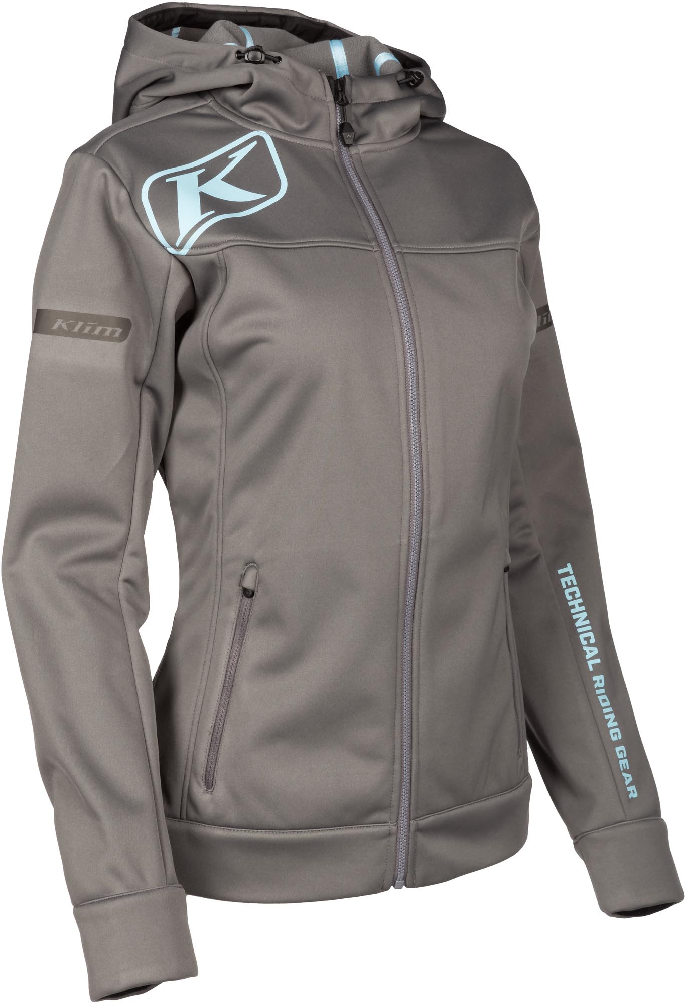 Klim Evolution Damen Zip Hoodie grau S Abbildung 5