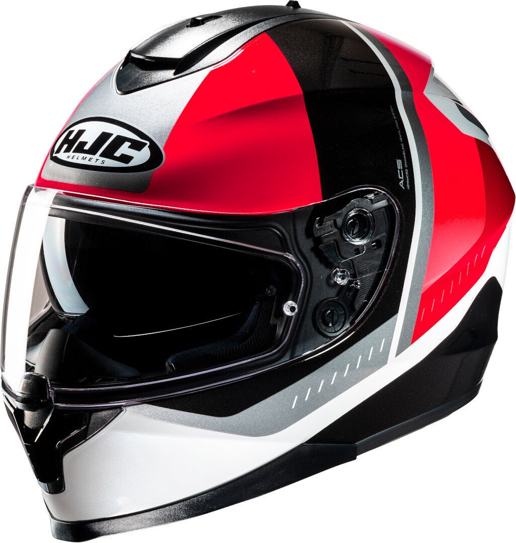 HJC C70N Alia Casco blanco/negro/rojo S (55/56) Figura 1