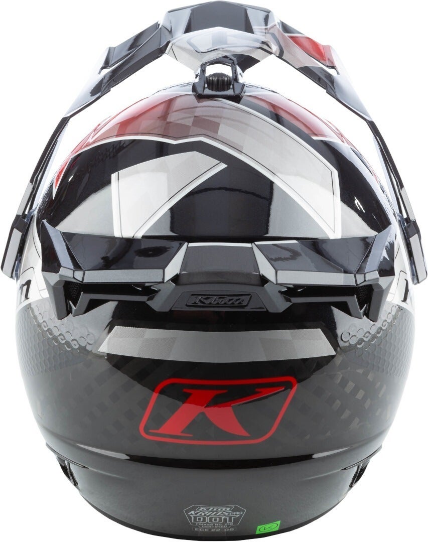 Klim Krios Pro Spectrum Carbon ECE/DOT Casco da enduro nero/rosso XL (61/62) Figura 4