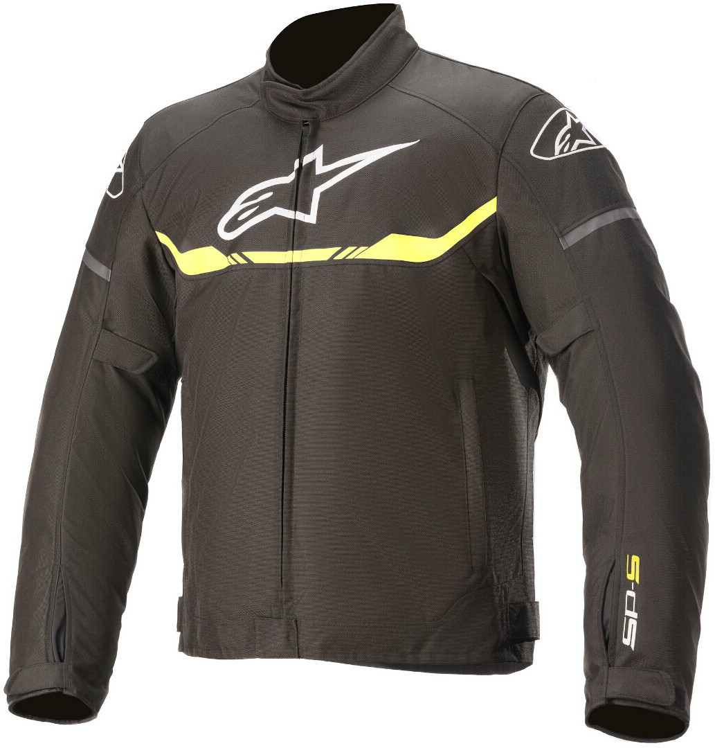 Alpinestars T-SPS WP Motorcycle Textile Jacket black/white/neon-yellow L Figure 1