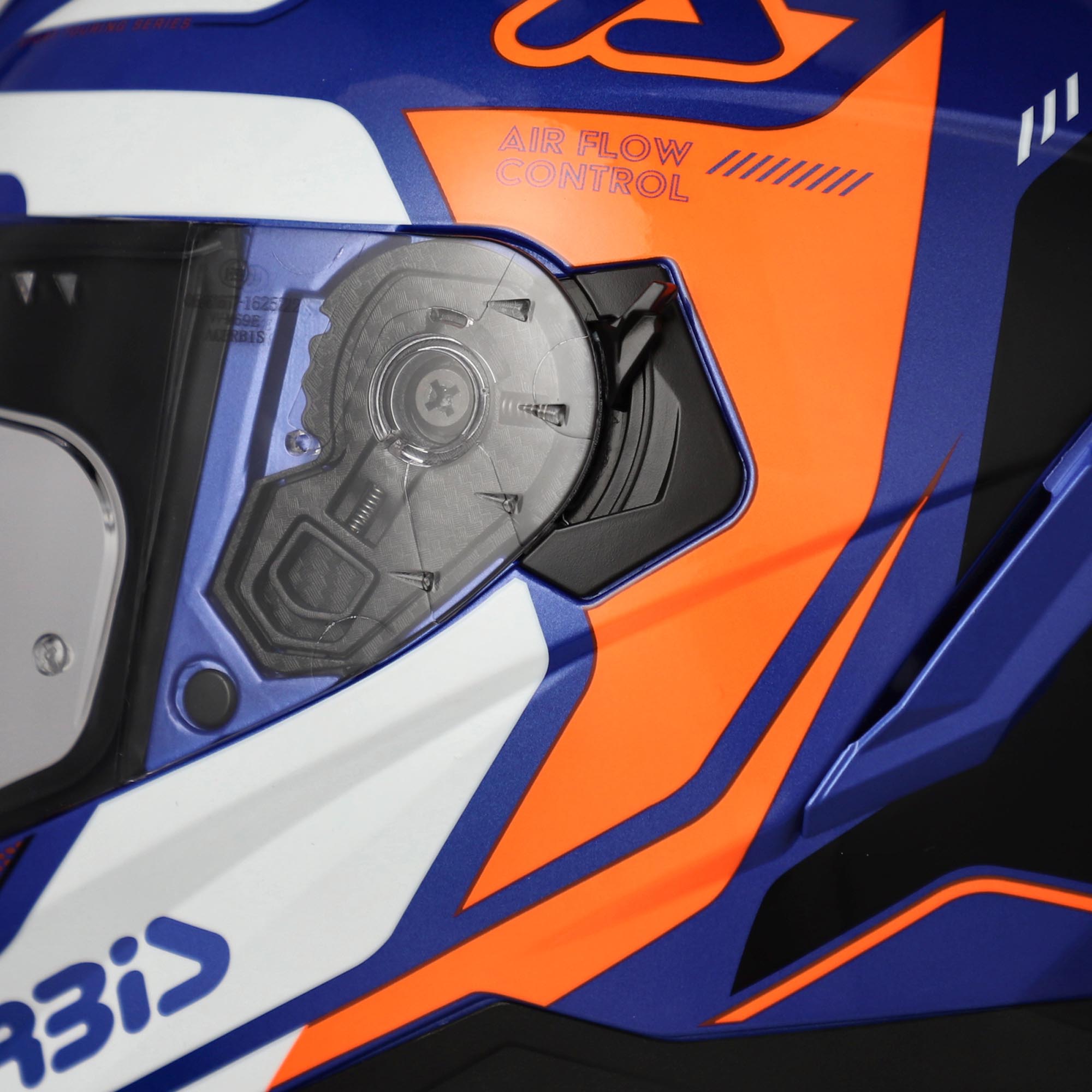 Acerbis X-Way Graphic Logo Helm blauw/oranje/wit M (57/58) Figuur 7