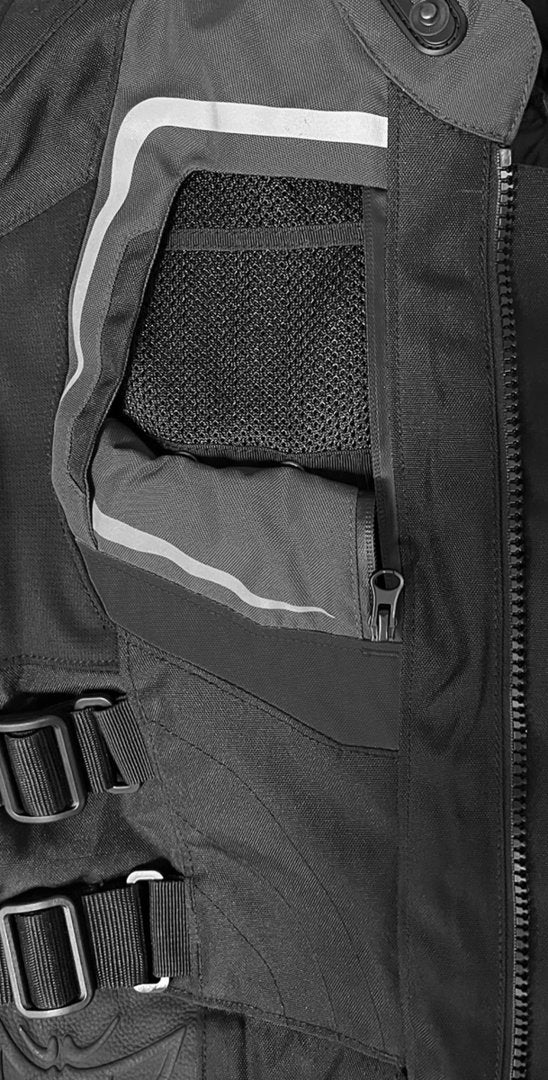 Berik Safari Pro Waterproof 3in1 Motorcycle Textile Jacket black/grey 54 Figure 4