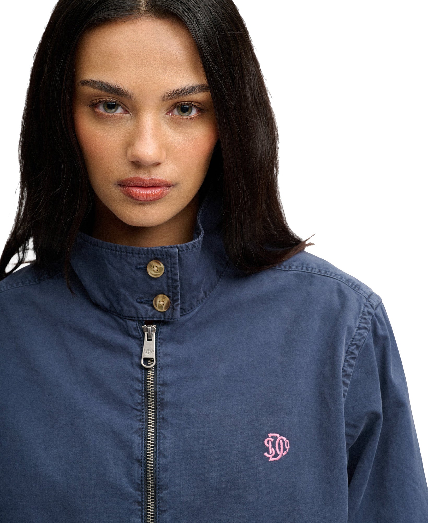 Superdry & Co Harrington Ženska jakna mornarsko plava XL Slika 4