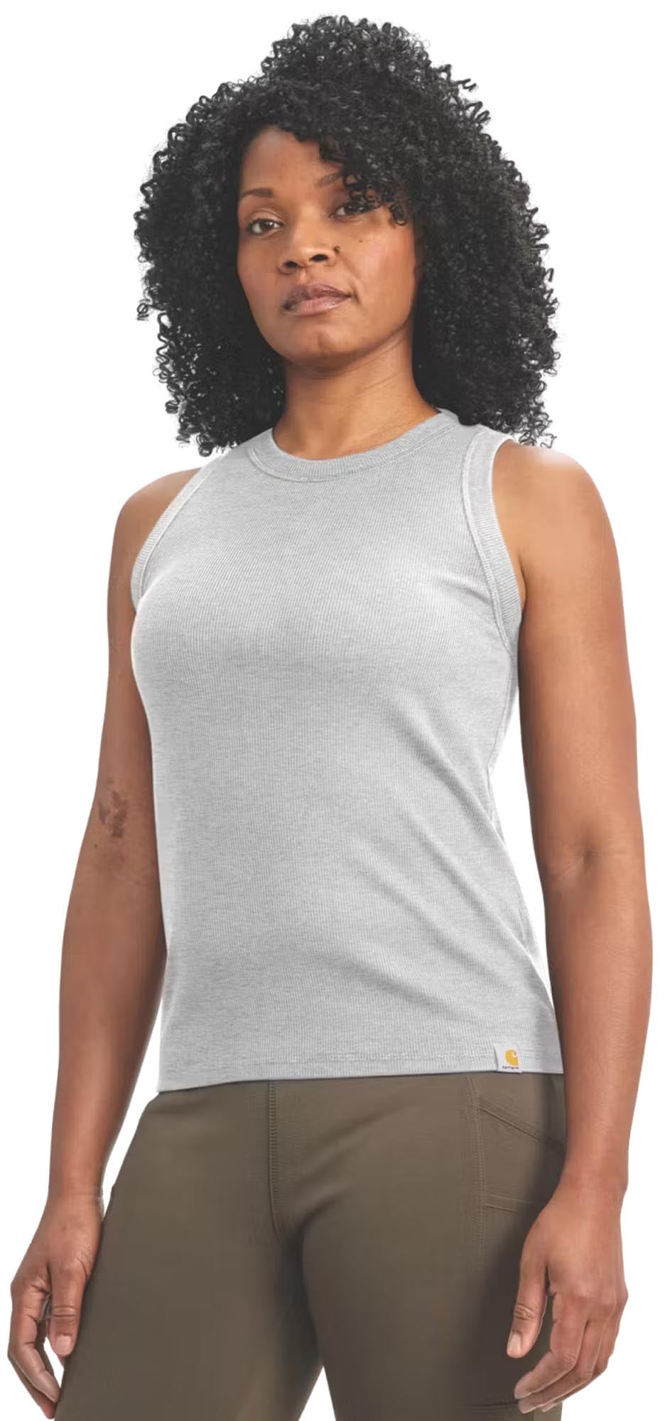 Carhartt Tencel Fiber Series Relaxed Ribbed Dámské tílko šedá S Obrázek 2