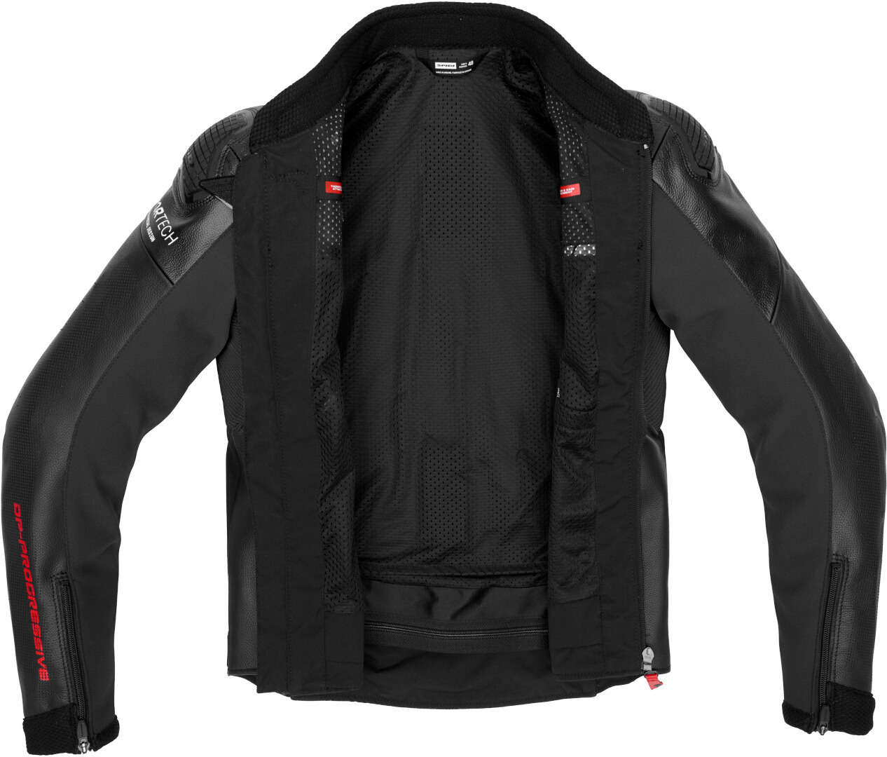 Spidi DP Progressive Hybrid Motorcycle Leather Jacket black 60 Figure 3
