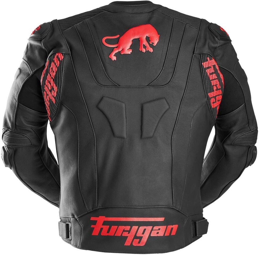 Furygan Raptor Evo 3 Motorcycle Leather Jacket black/red L Figure 3