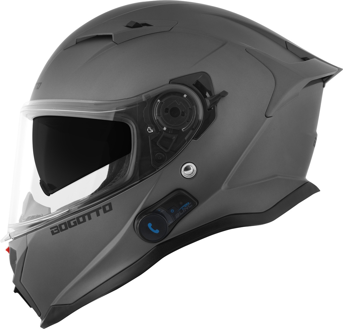 Side view of Bogotto H153 BT Bluetooth Helmet