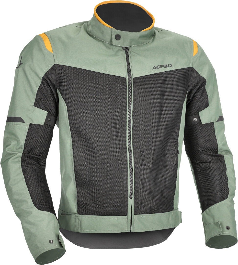 Acerbis Ramsey Vented 2.0 Mesh Blouson textile de moto Vert/jaune XXL Figure 1