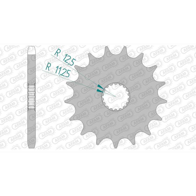 AFAM Pignon acier standard 88900 - 525 Figure 2