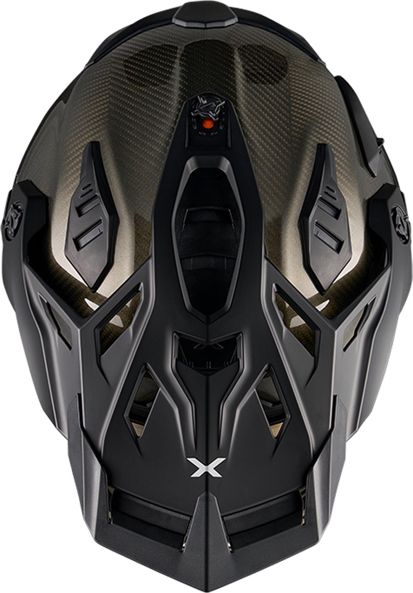 Side view of Nexx X.WED3 Golden Dune Carbon Enduro Helmet