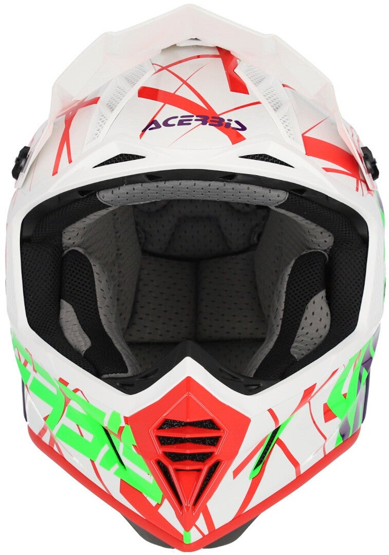 Acerbis X-Track 2024 Casque de motocross Blanc/Vert/Rouge S (55/56) Figure 6