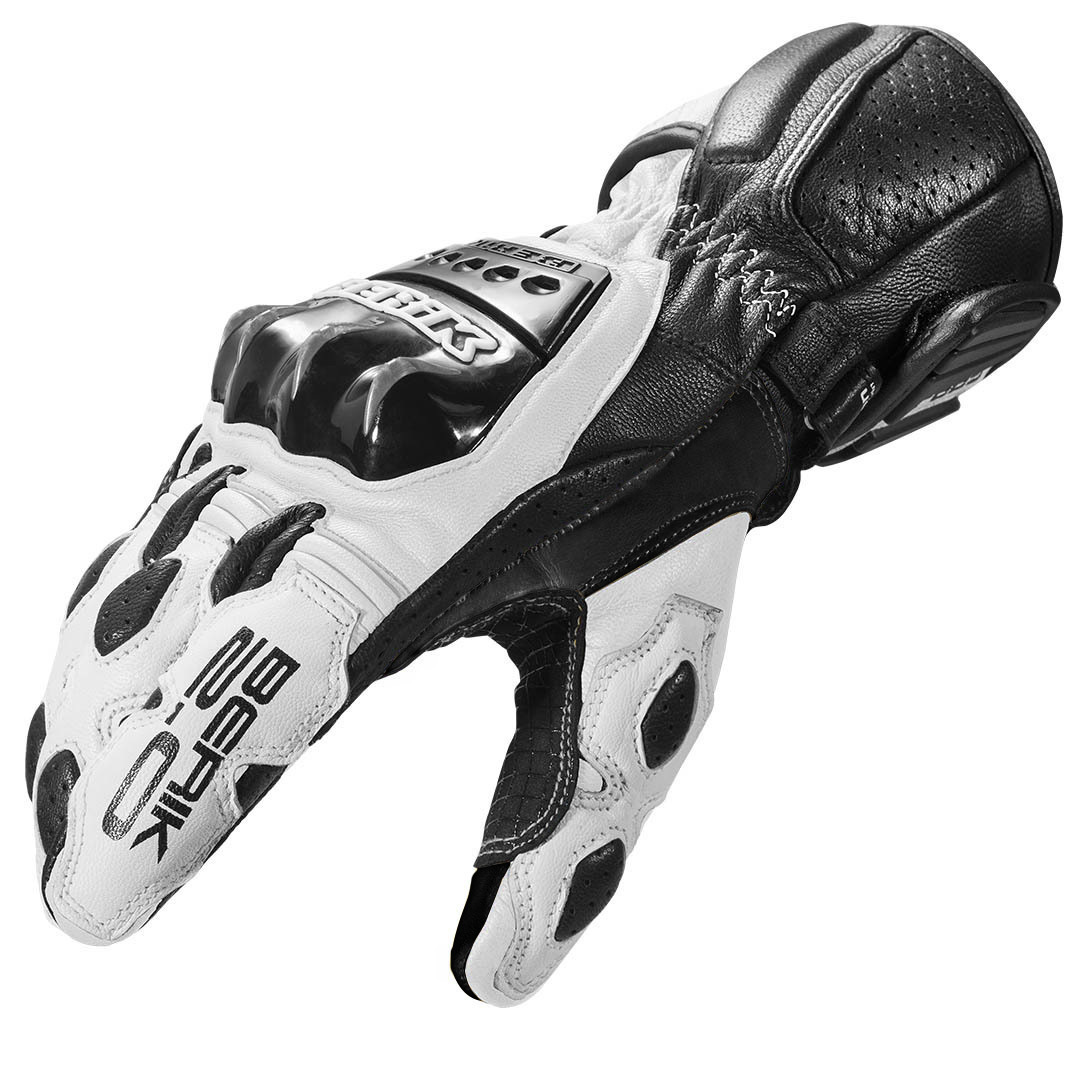 Berik Segullo Motorcykel handsker hvid/sort S Figur 2