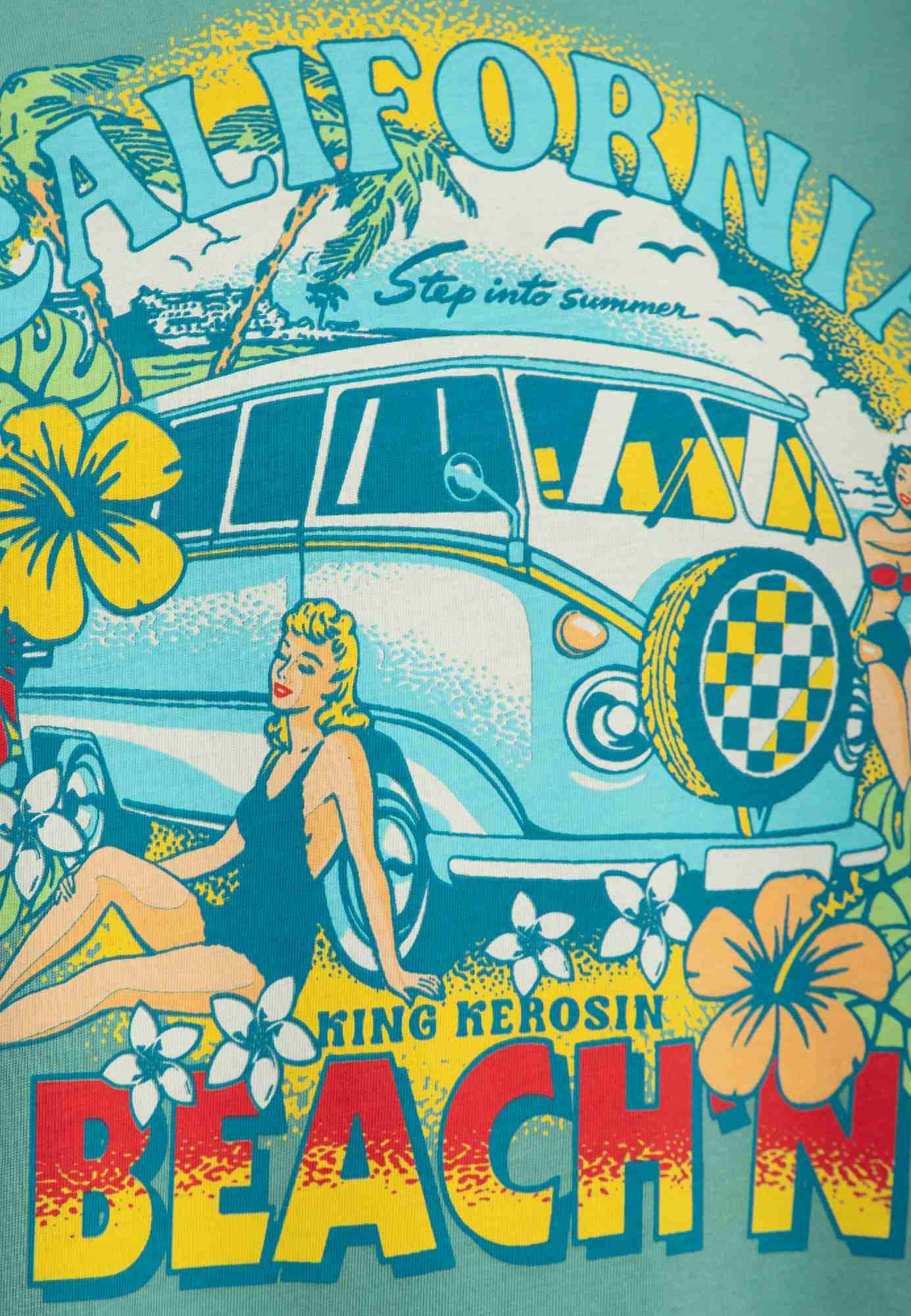King Kerosin California Beach'n Tシャツ XL 図4