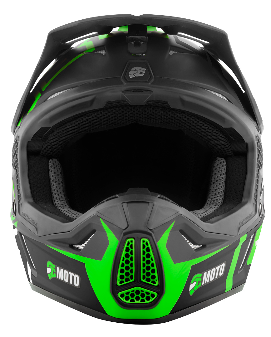 FC-Moto Merkur Flex Cască de motocross negru/gri/verde 2XL Figura 5