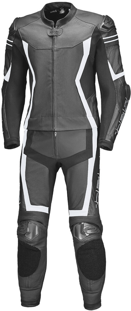 Held Street-Rocket Pro 2-Piece Motorcycle Leather Suit black/white 60 Figure 1