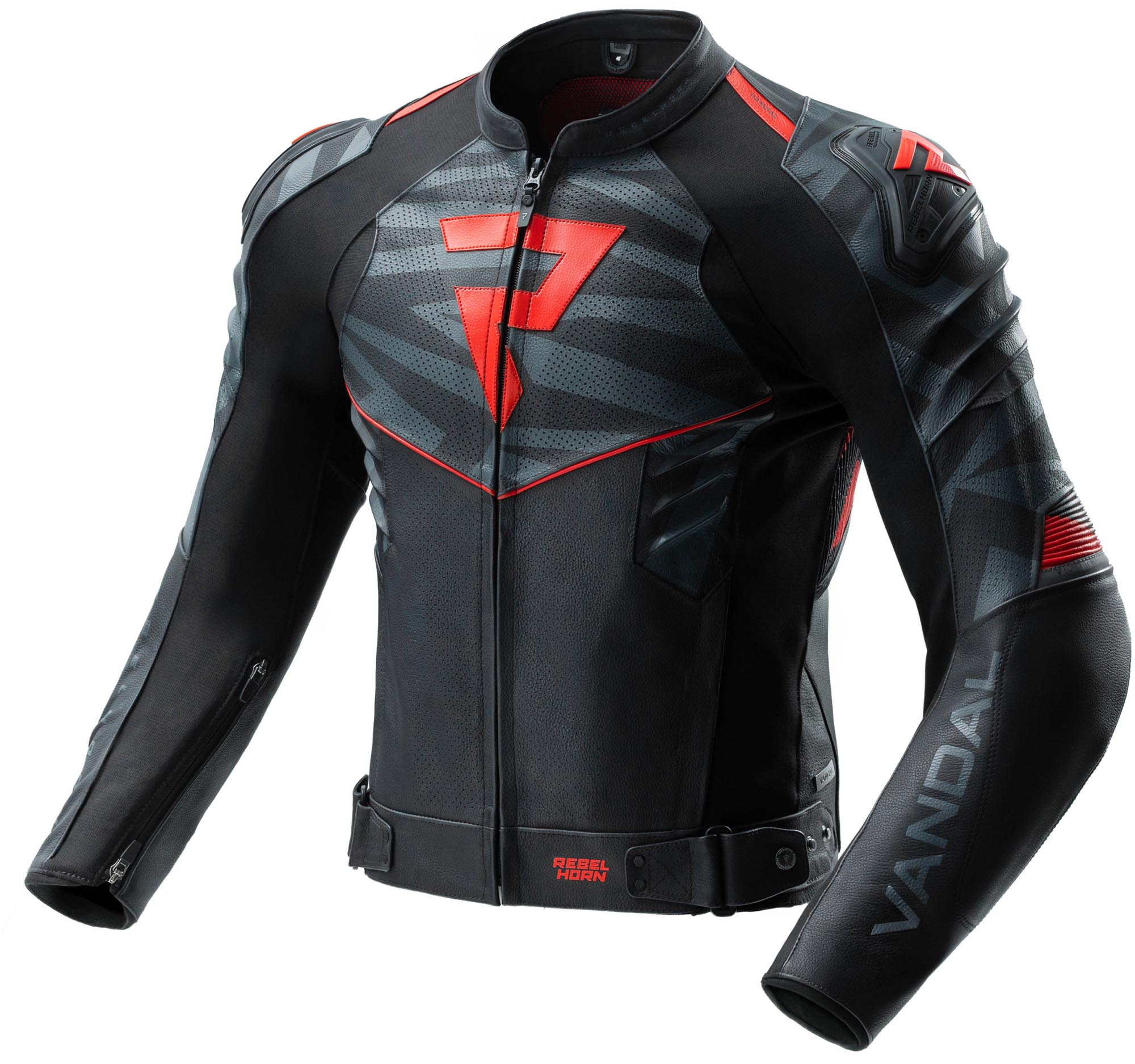 Rebelhorn Vandal 2 Motorcycle Leather Jacket-image-656401211