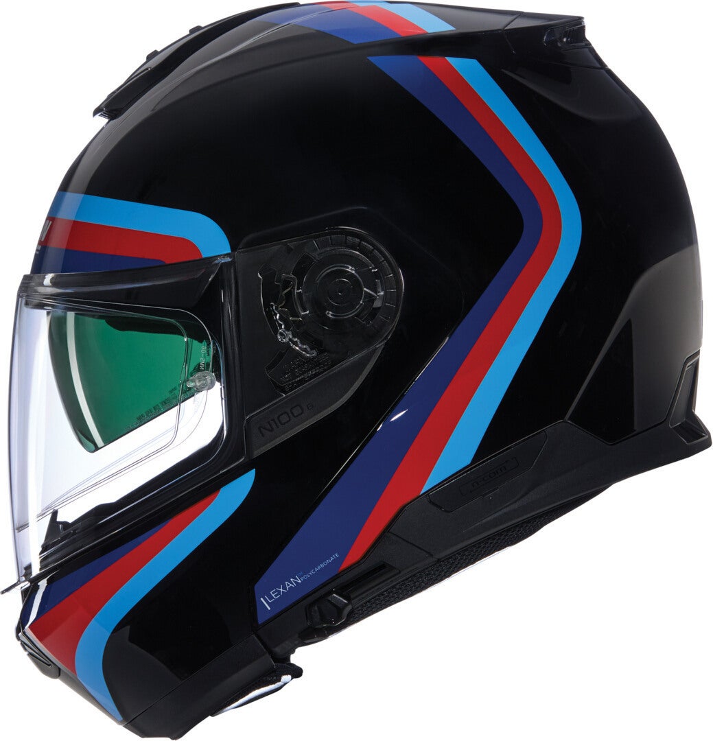 Nolan N100-6 Assoluto N-Com Casco nero/rosso/blu S (56) Figura 2