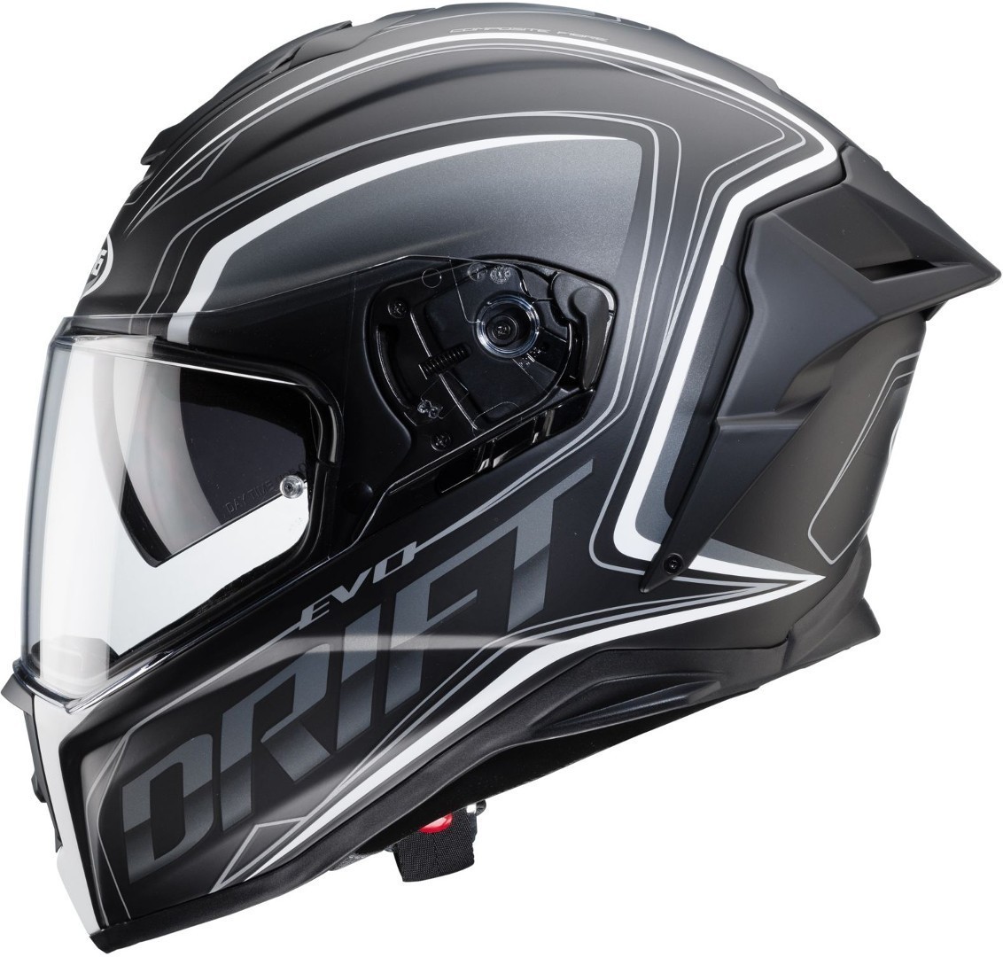Caberg Drift Evo Integra Capacete preto fosco/branco S (55/56) Figura 3