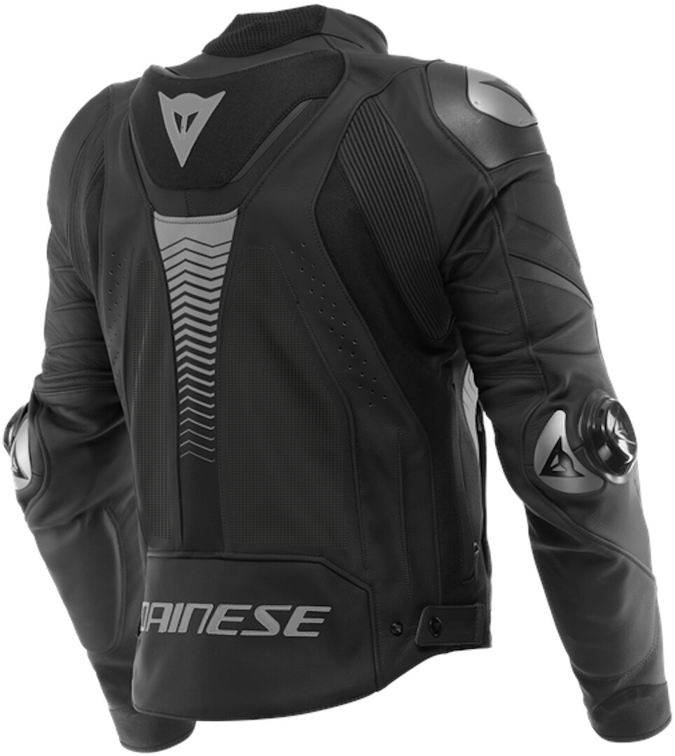 Dainese Super Speed 4 perforated Motorcycle Leather Jacket black/grey 58 Figure 2