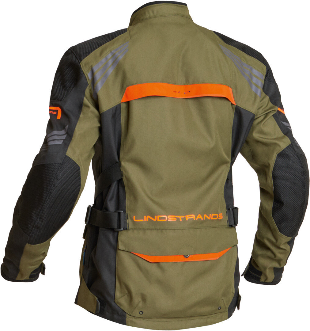 Lindstrands Transtrand veste textile de moto imperméable Vert/Orange 64 Figure 2