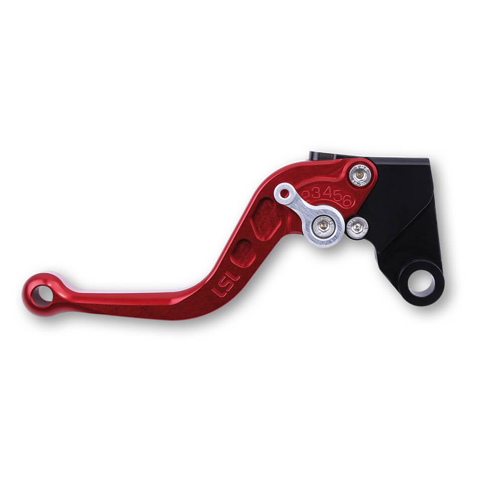 LSL Bremshebel Classic R50, kurz rot Silber Abbildung 1