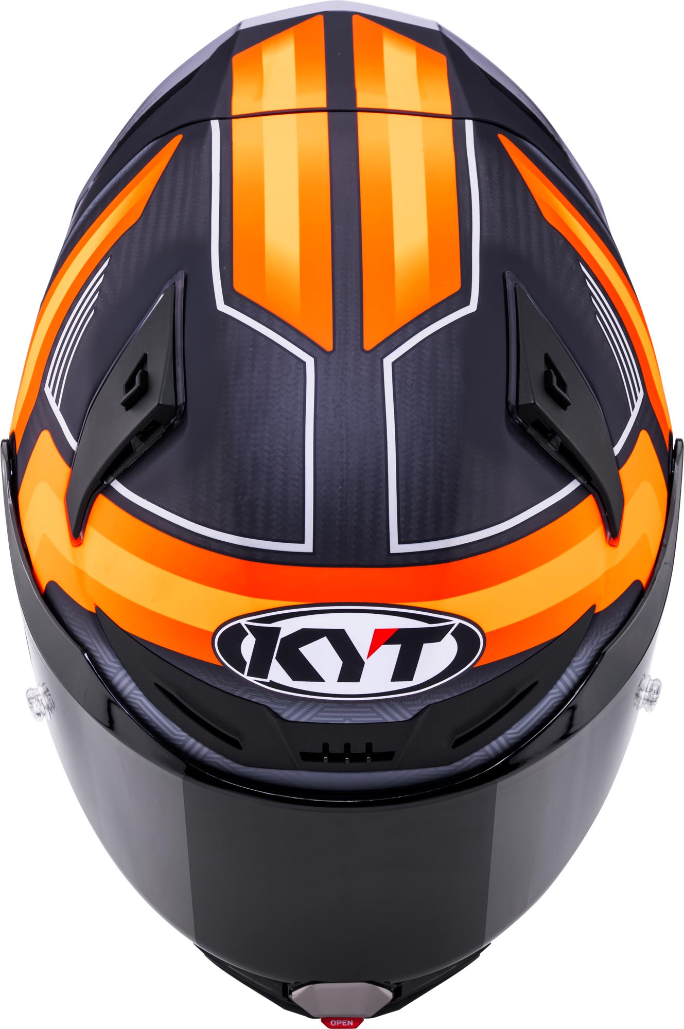 KYT R1R Carbon Accelerator Helm carbon/orange XL (61/62) Abbildung 9