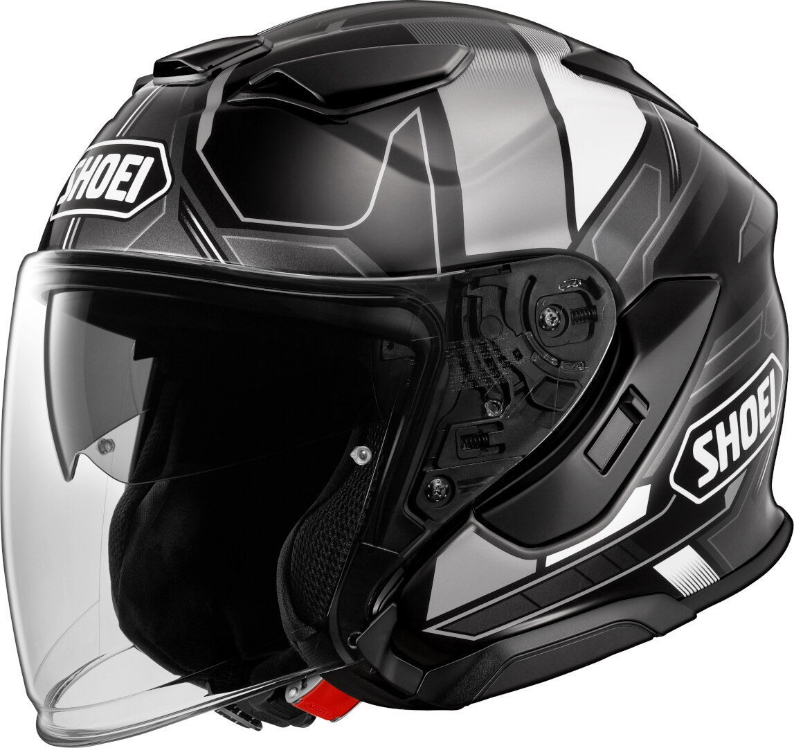 Shoei J-Cruise 3 Whizzy Jet hjelm sort/grå/hvid M (57/58) Figur 1