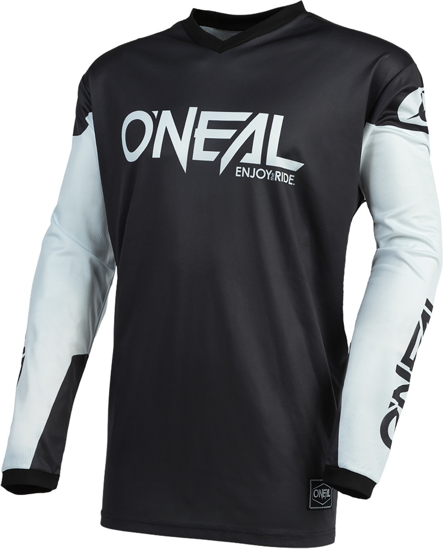 Oneal Element Threat Motocross Jersey Sort/hvid L Figur 1