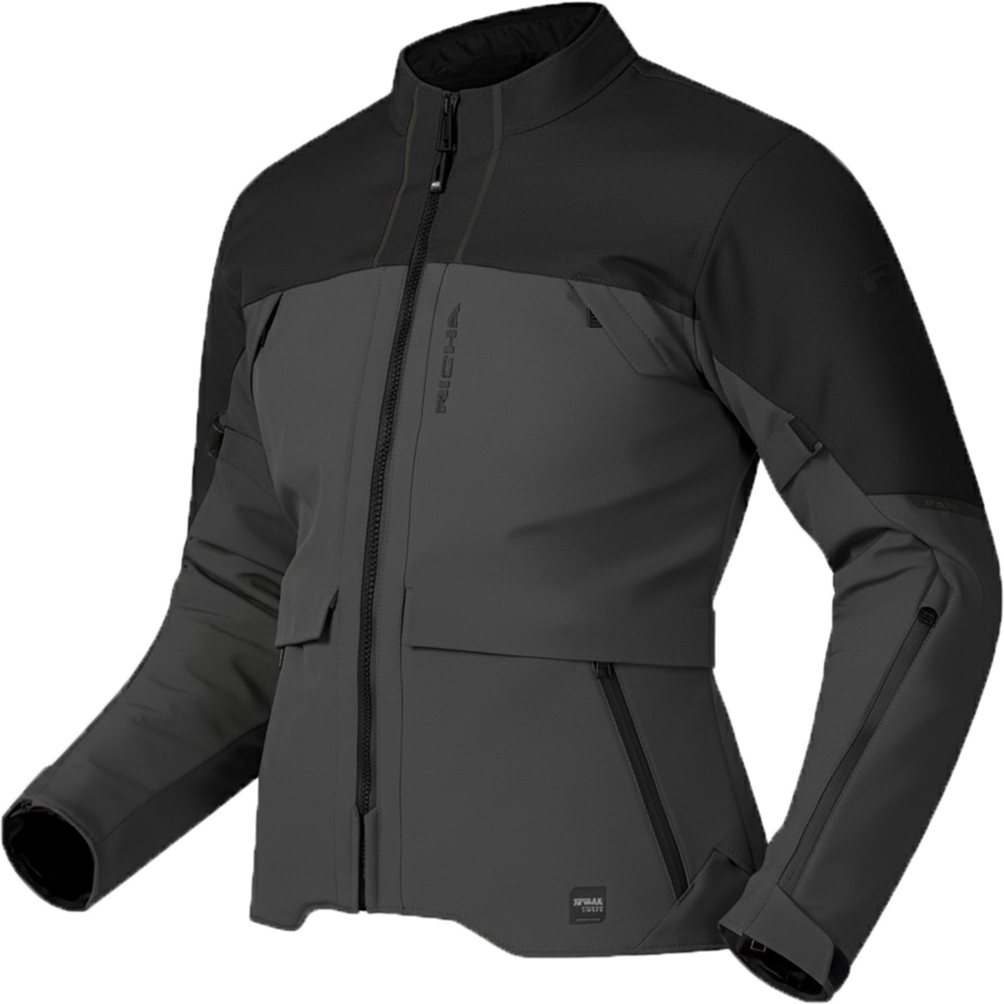 Richa Eternity waterdichte dames motorfiets textieljas Zwart S Figuur 1