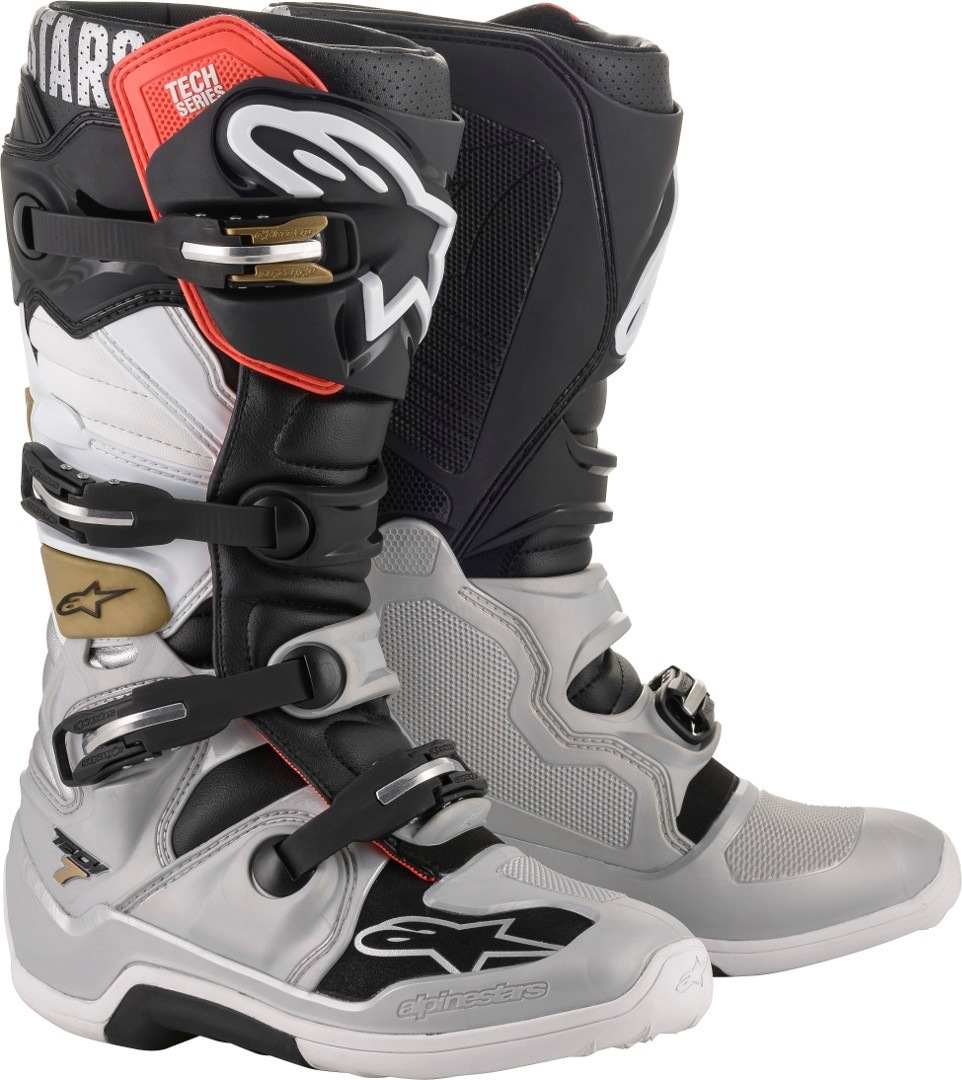 Alpinestars Tech 7 Motocross støvler Sort/sølv 9 (43) Figur 1