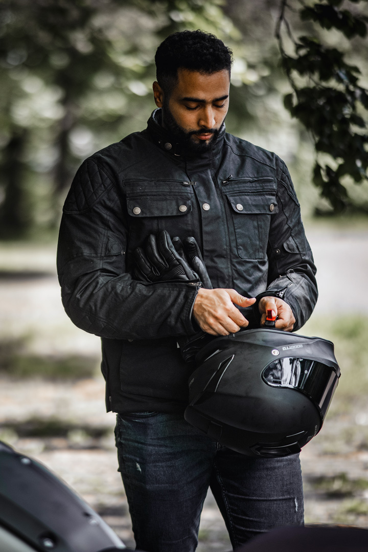 Merlin Yoxall II Motorcycle Waxed Jacket black XXL Figure 4