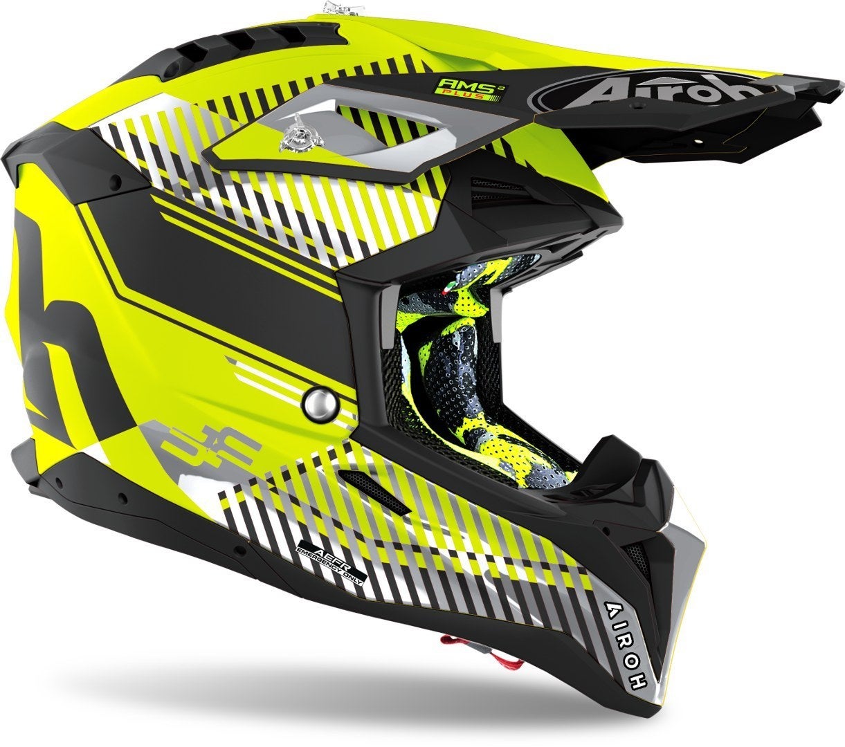 Airoh Aviator 3 Wave Carbon モトクロスヘルメット イエローマット L(59/60) 図2