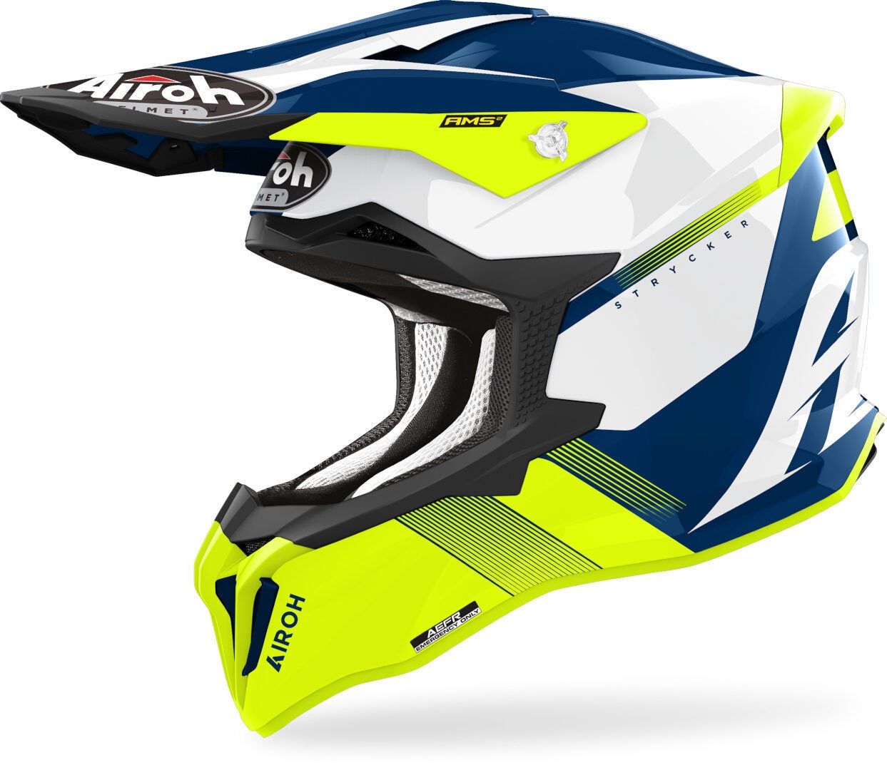 Airoh Strycker Blazer Casco Motocross giallo L (59/60) Figura 1
