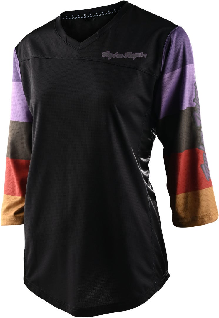 Troy Lee Designs Mischief Rugby Dámský cyklistický dres černý/vícebarevný XL Obrázek 1