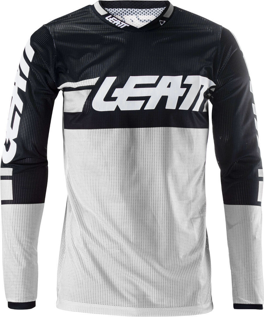 Leatt 4.5 X-Flow 2024 Tricou de motocross Alb/Negru S Figura 5