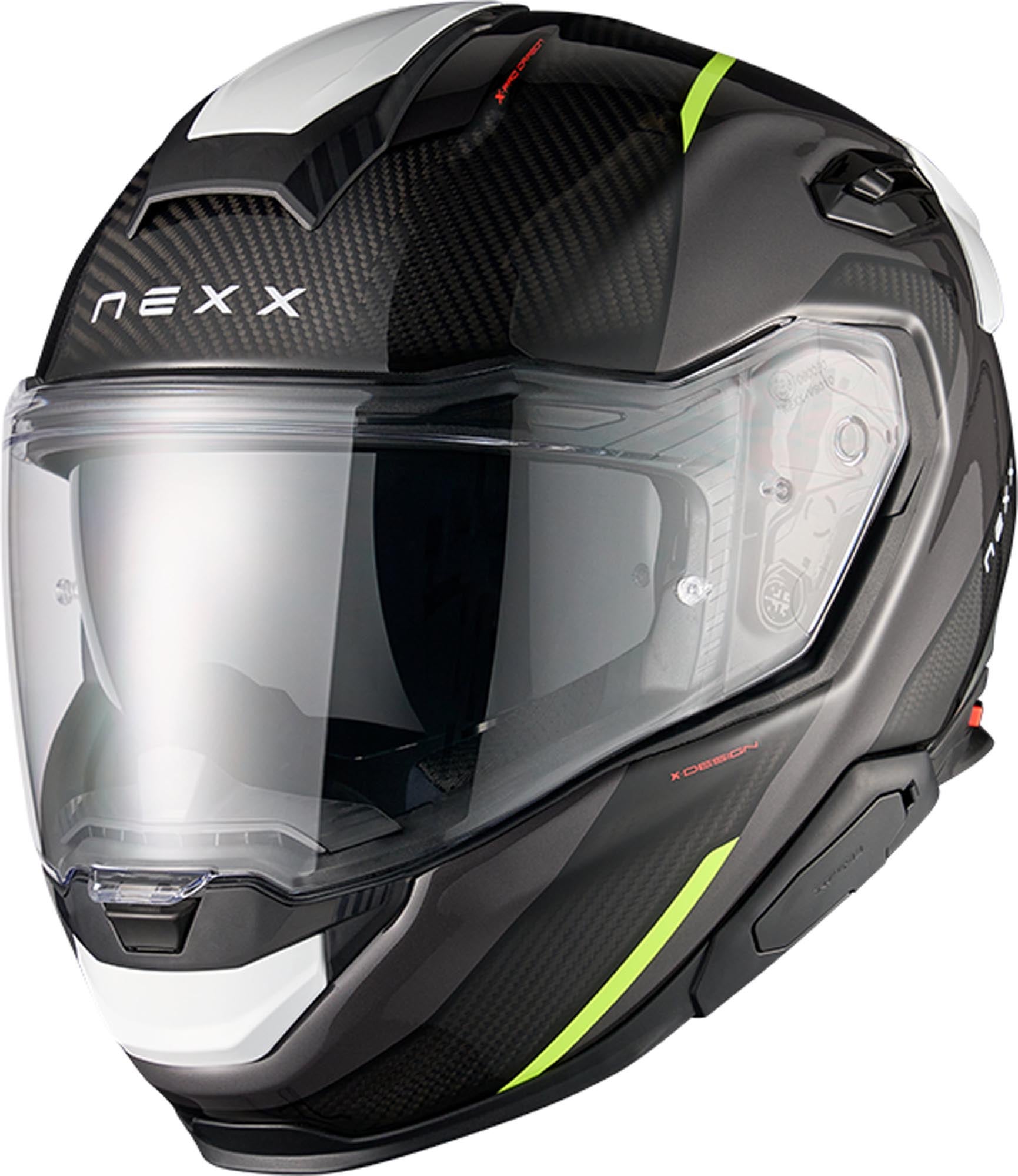 Nexx X.TR Rush Carbon Casco nero/neon/giallo XXXL (65/66) Figura 1