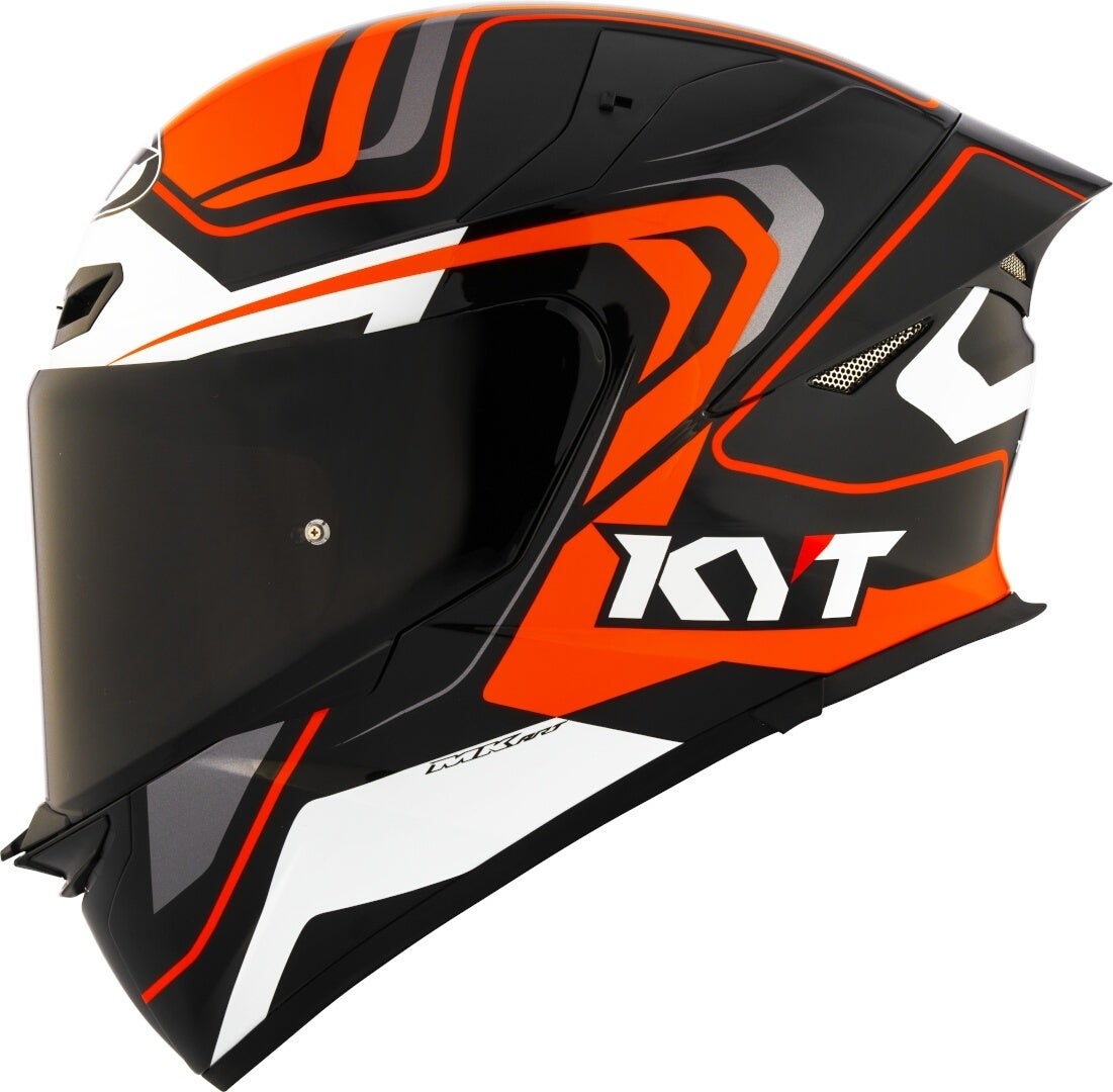 KYT TT-Revo Overtech Hjelm sort/orange S (55/56) Figur 6