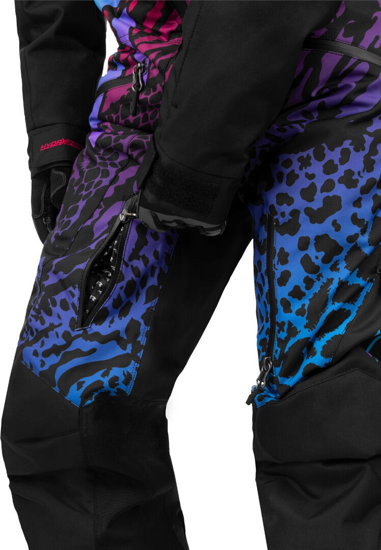 Side view of FXR CX F.A.S.T. Insulated Safari Ladies One Piece Snowmobile Suit