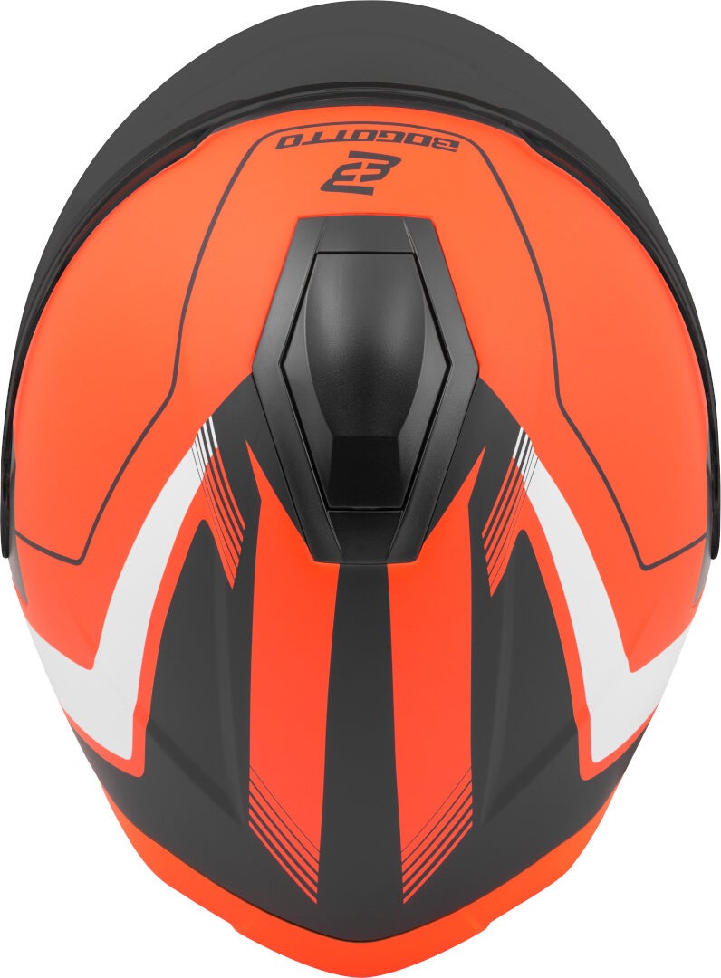 Bogotto H586 BT Illus Bluetooth Jet hjelm sort mat/orange S Figur 3