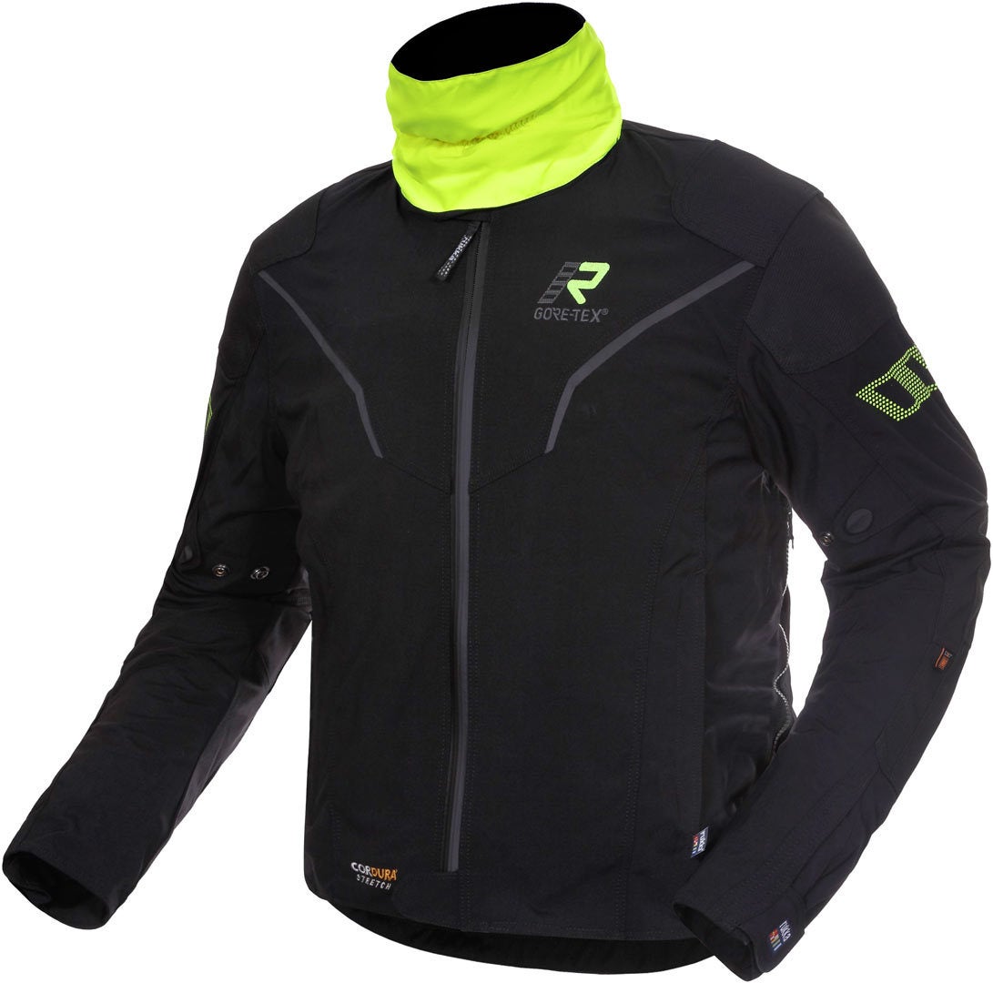 Rukka Elas Motorfiets textiel jas Zwart/Geel 62 Figuur 1